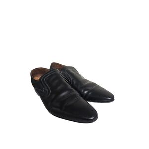 Mikekonos Slip On Men's Shoes Black Italian Made Size 13